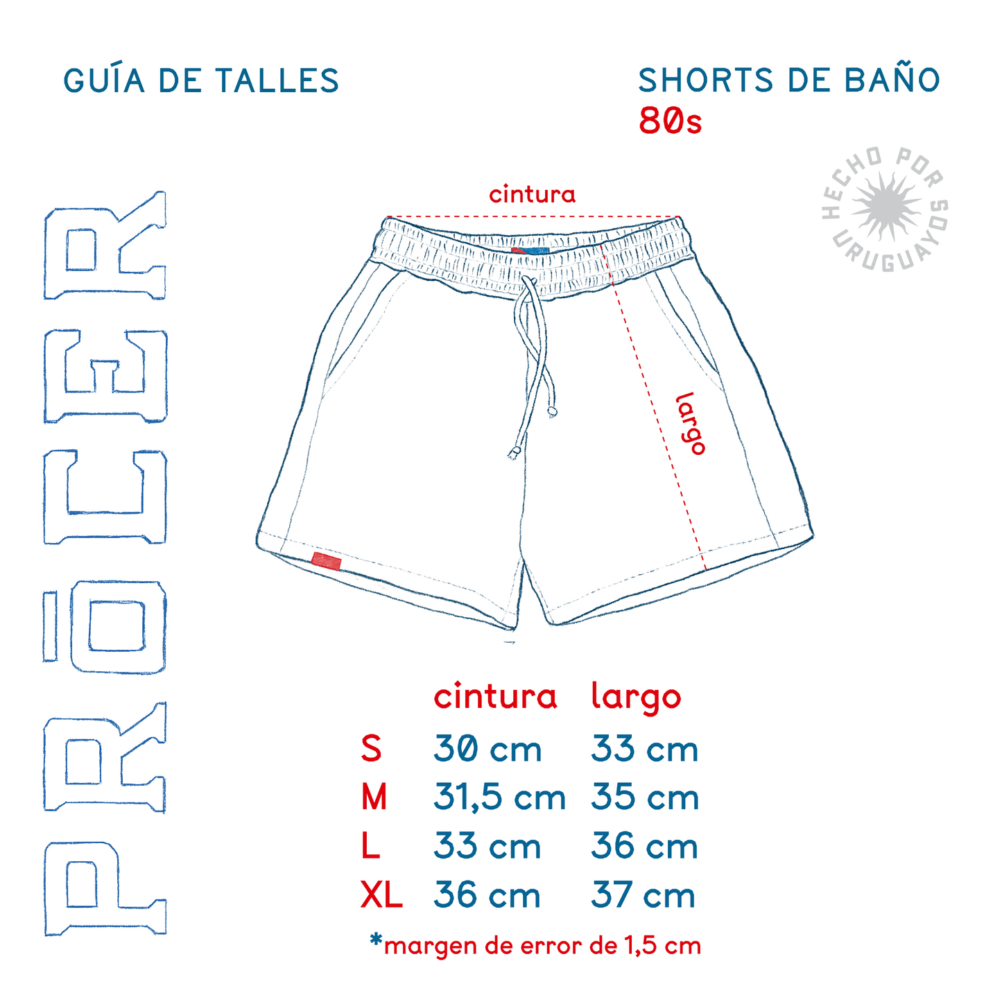 Bullit 80s / Short de Baño